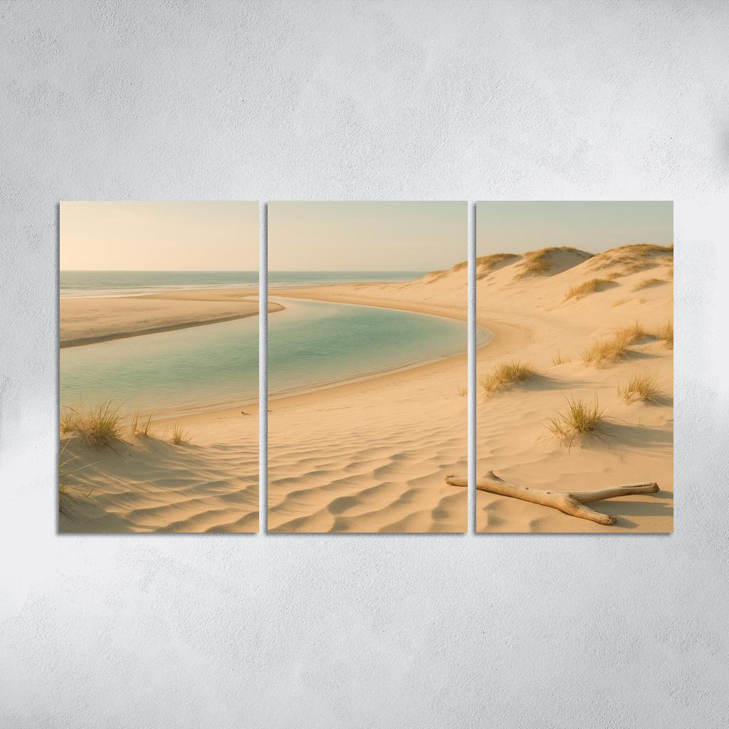 Whispering Dune Lagoon Shore framed paintings