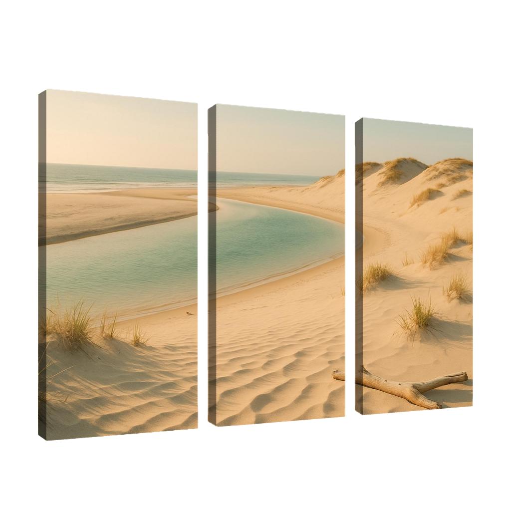 Whispering Dune Lagoon Shore framed paintings