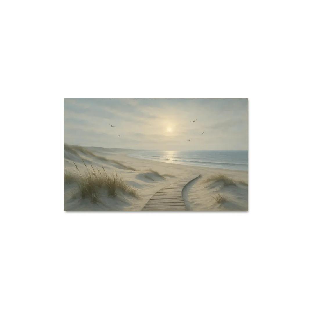 Silvermist Dune Shoreline custom paintings frame