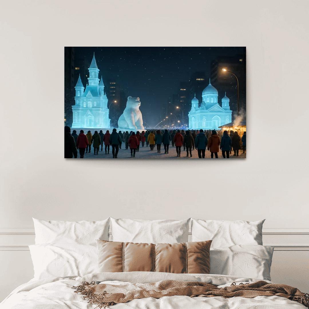 Sapporo Snow Festival Night Parade decor