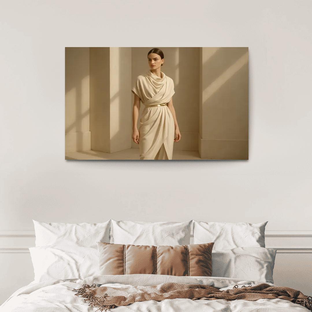 Modern Heirloom Draping abstract paintings frame