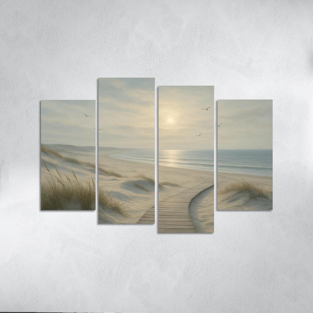 Silvermist Dune Shoreline custom paintings frame