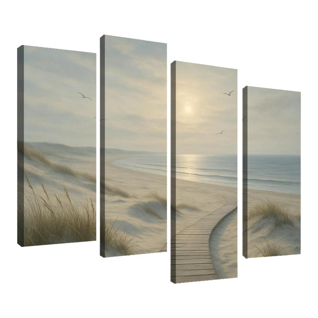 Silvermist Dune Shoreline custom paintings frame