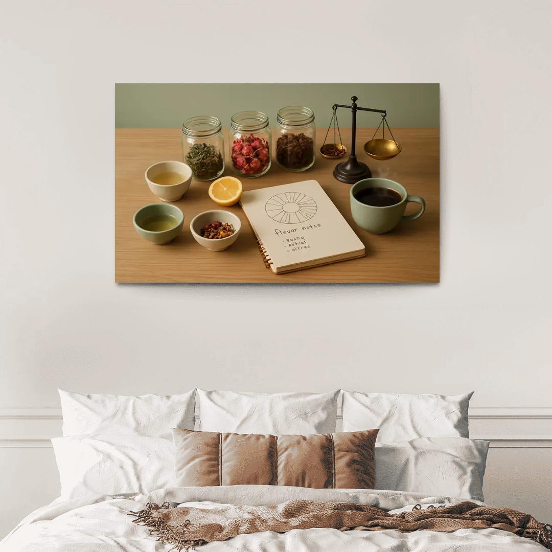 Tea Blending And Sensory Tasting Create Your Own Signature Infusions premium artwork frames