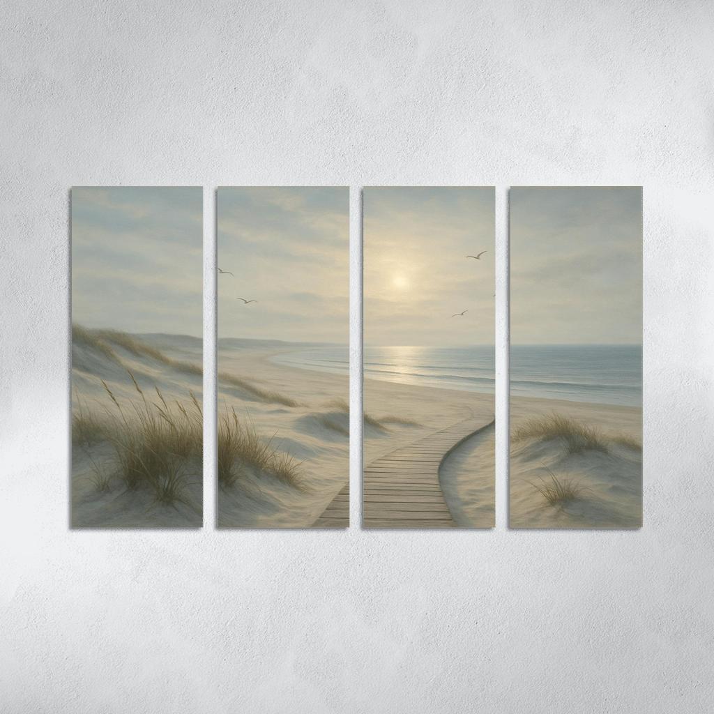 Silvermist Dune Shoreline custom paintings frame