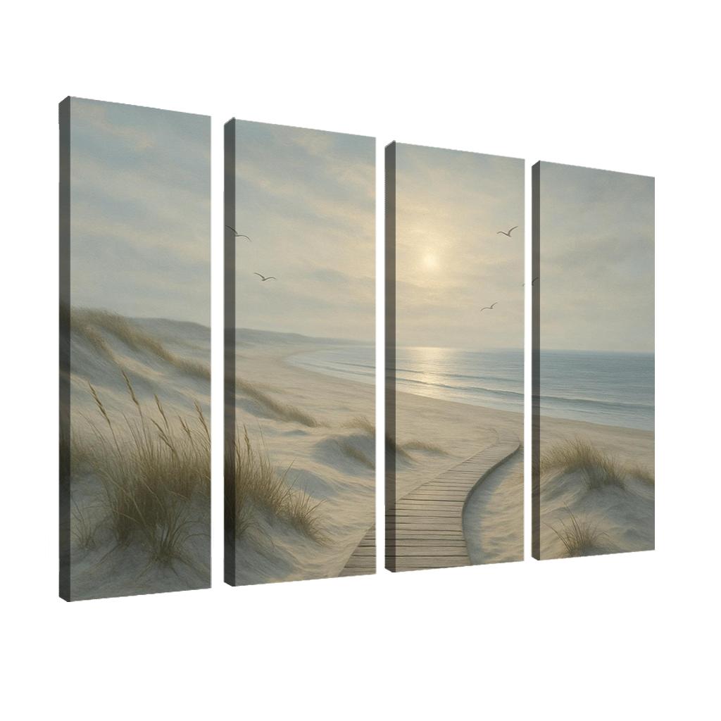 Silvermist Dune Shoreline custom paintings frame