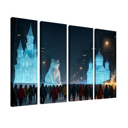 Sapporo Snow Festival Night Parade decor