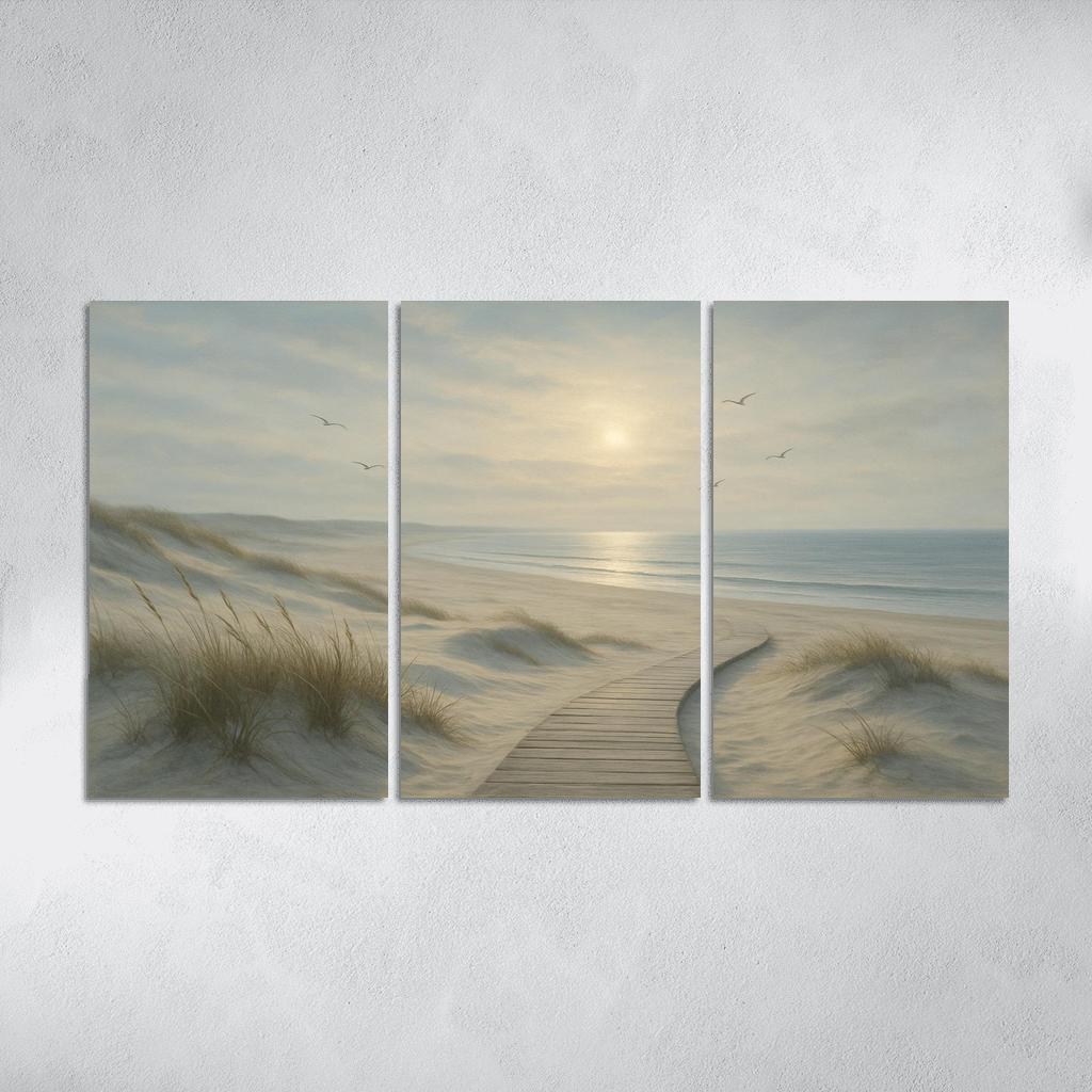 Silvermist Dune Shoreline custom paintings frame