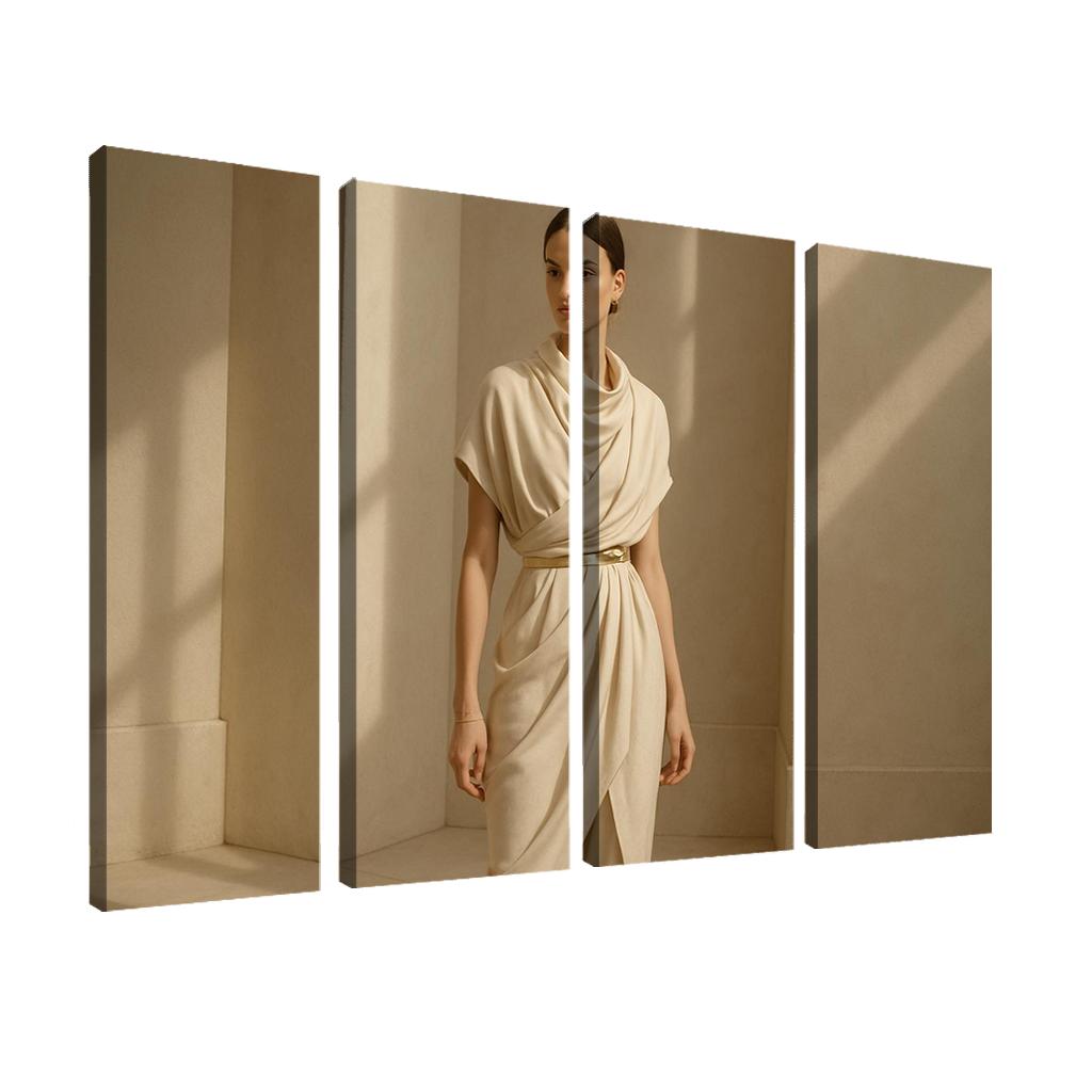 Modern Heirloom Draping abstract paintings frame