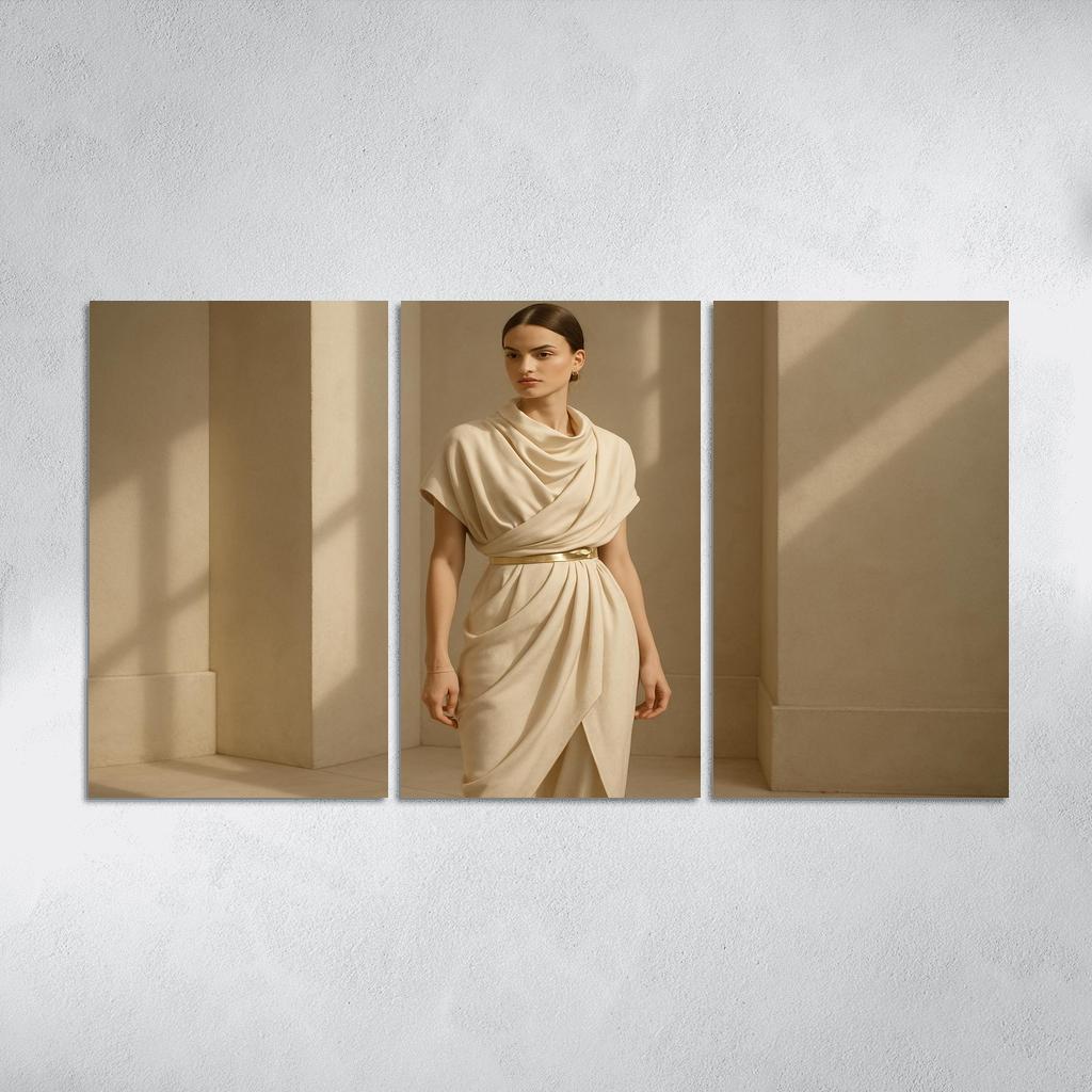 Modern Heirloom Draping abstract paintings frame