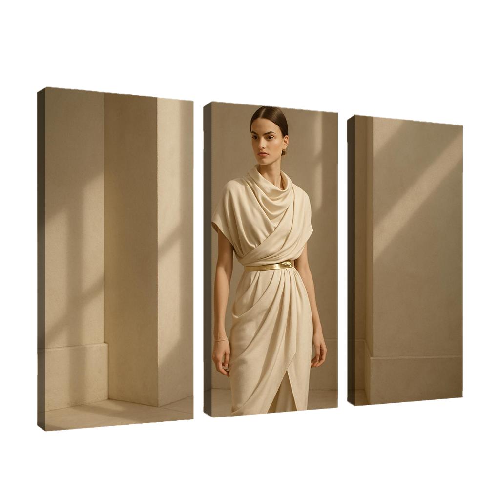 Modern Heirloom Draping abstract paintings frame