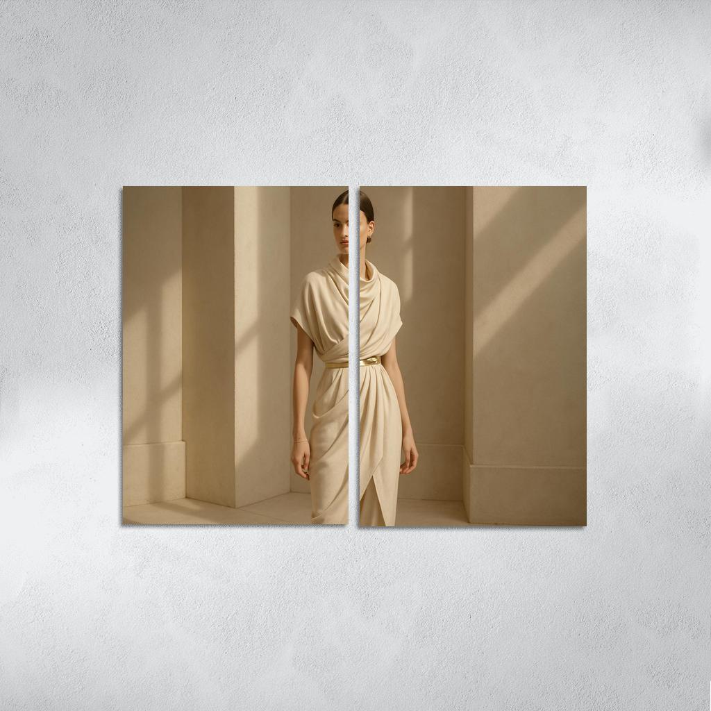 Modern Heirloom Draping abstract paintings frame