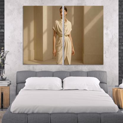 Modern Heirloom Draping abstract paintings frame