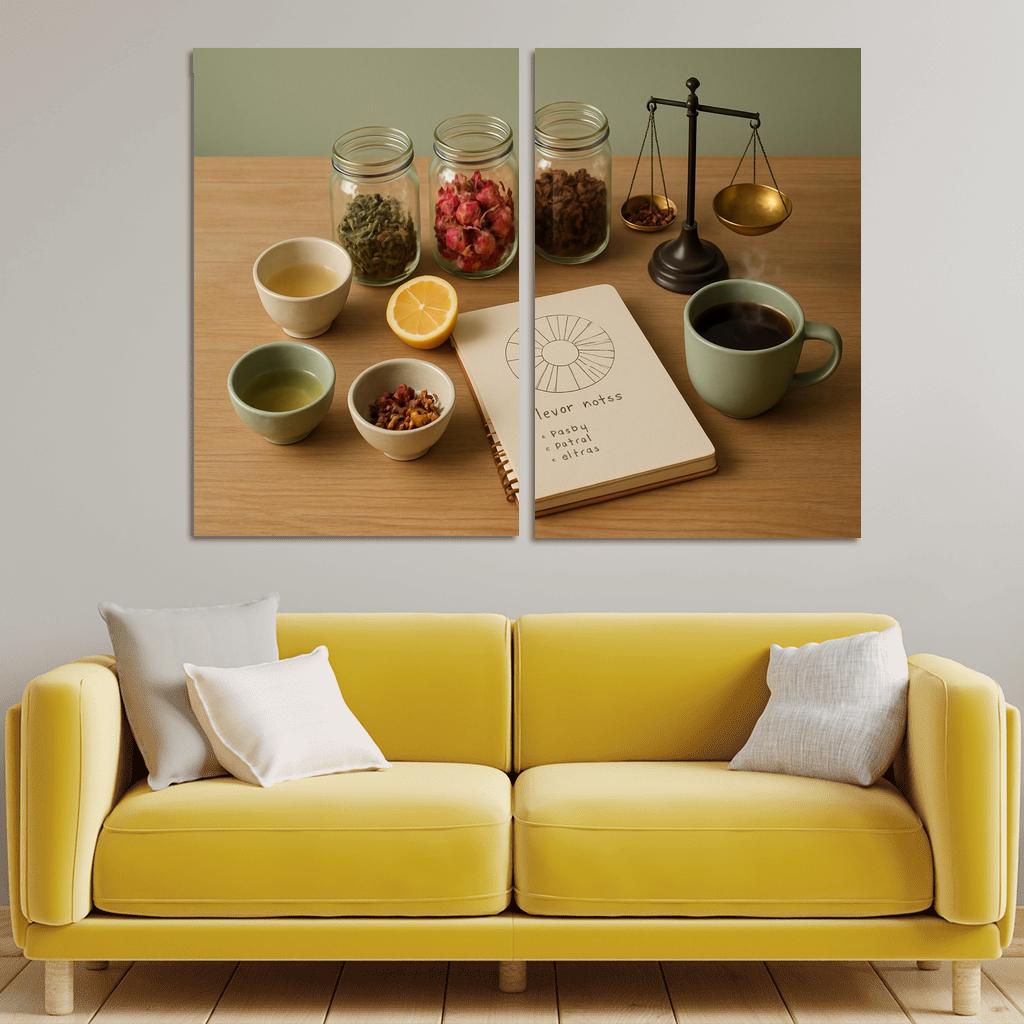 Tea Blending And Sensory Tasting Create Your Own Signature Infusions premium artwork frames