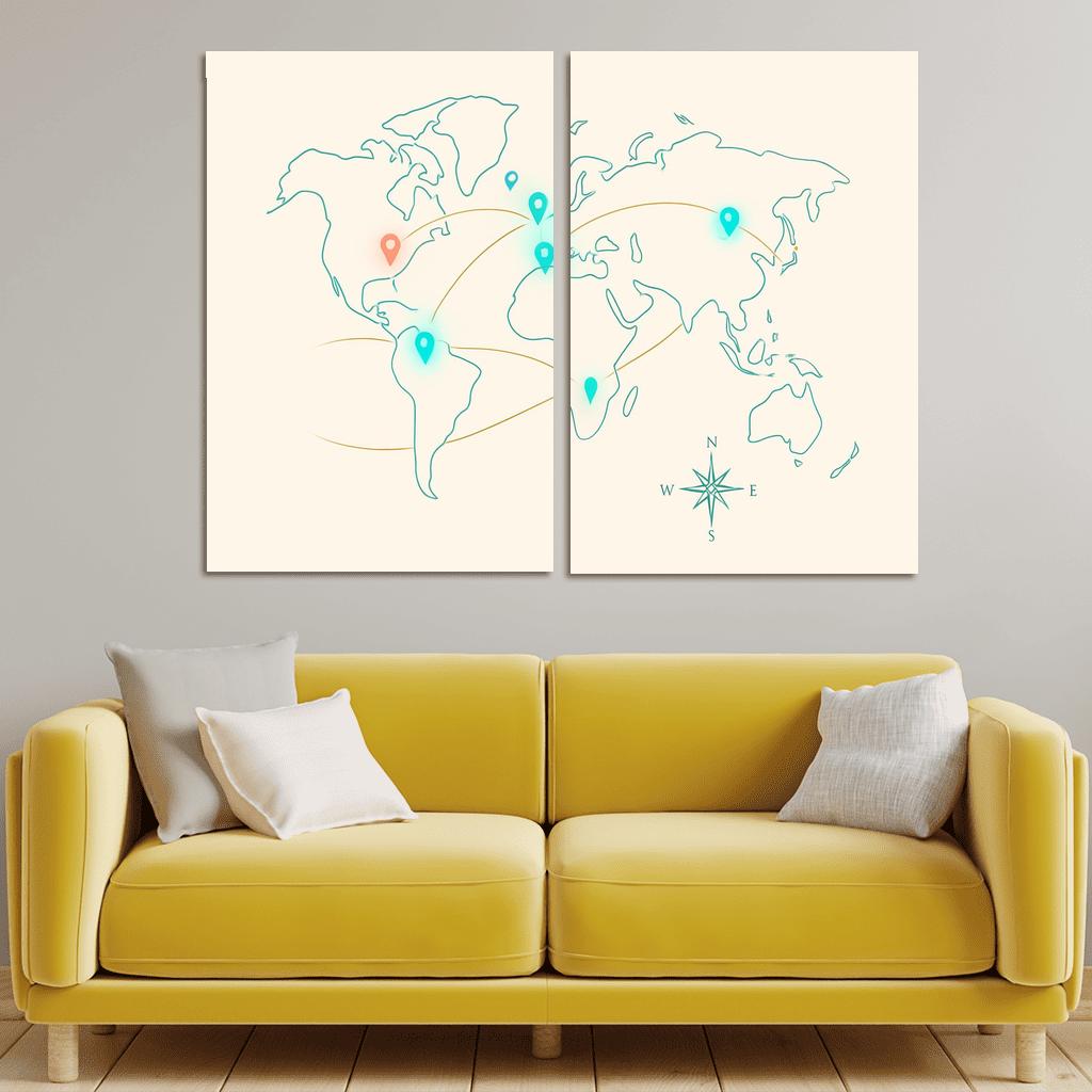 Celestial Routes Of The Whispering Sphere wall decor