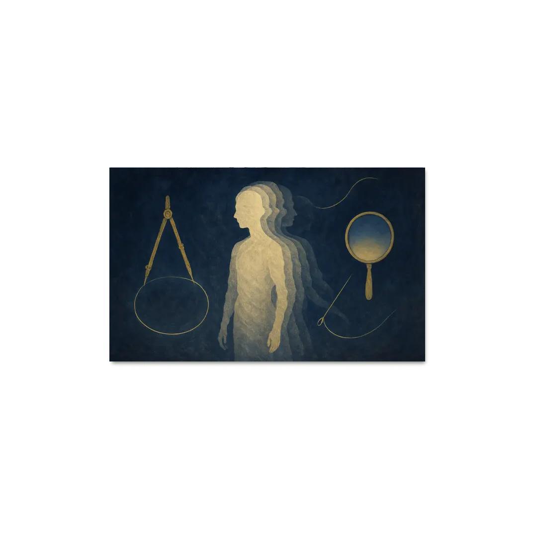 The Paradox Atelier Of Selfhood multi-panel paintings