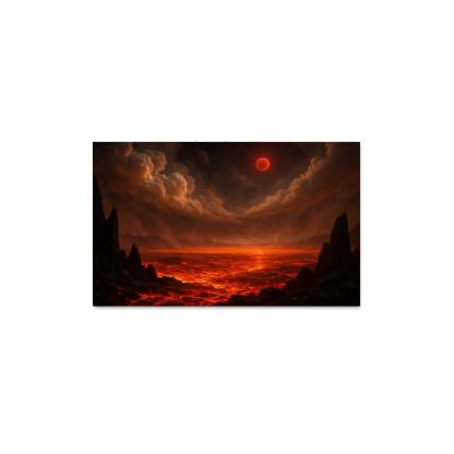 Silicate Snowfall On A Lava World premium artwork frames