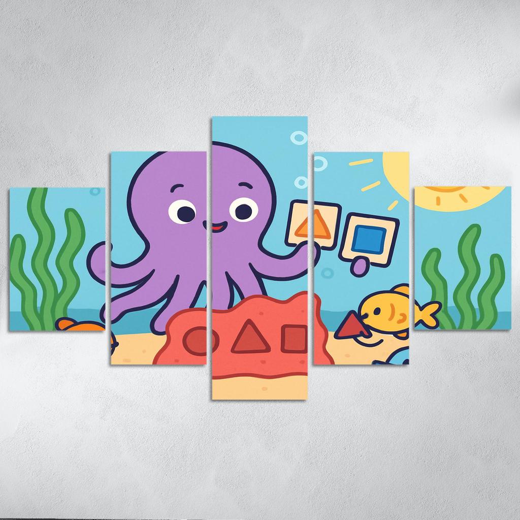 Ollie The Octopus And The Shape Sorting Reef art trends