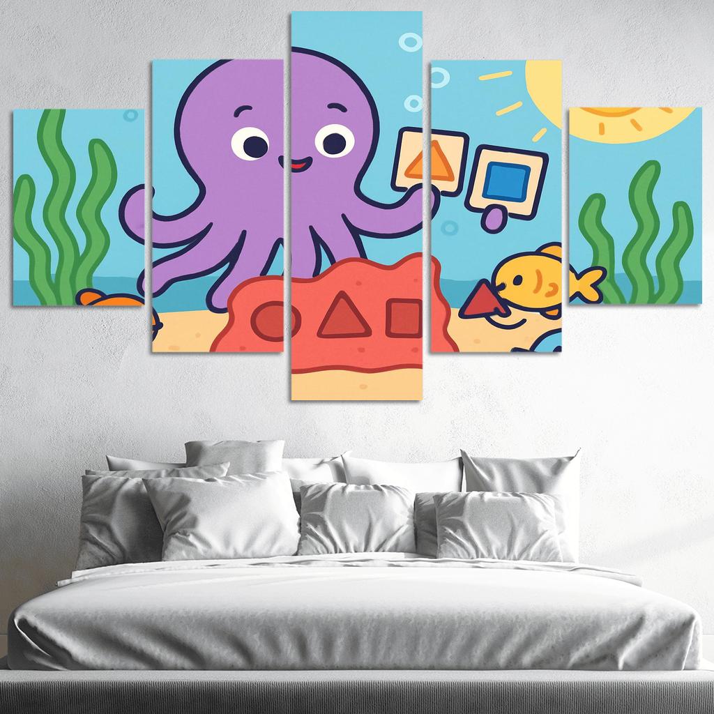 Ollie The Octopus And The Shape Sorting Reef art trends