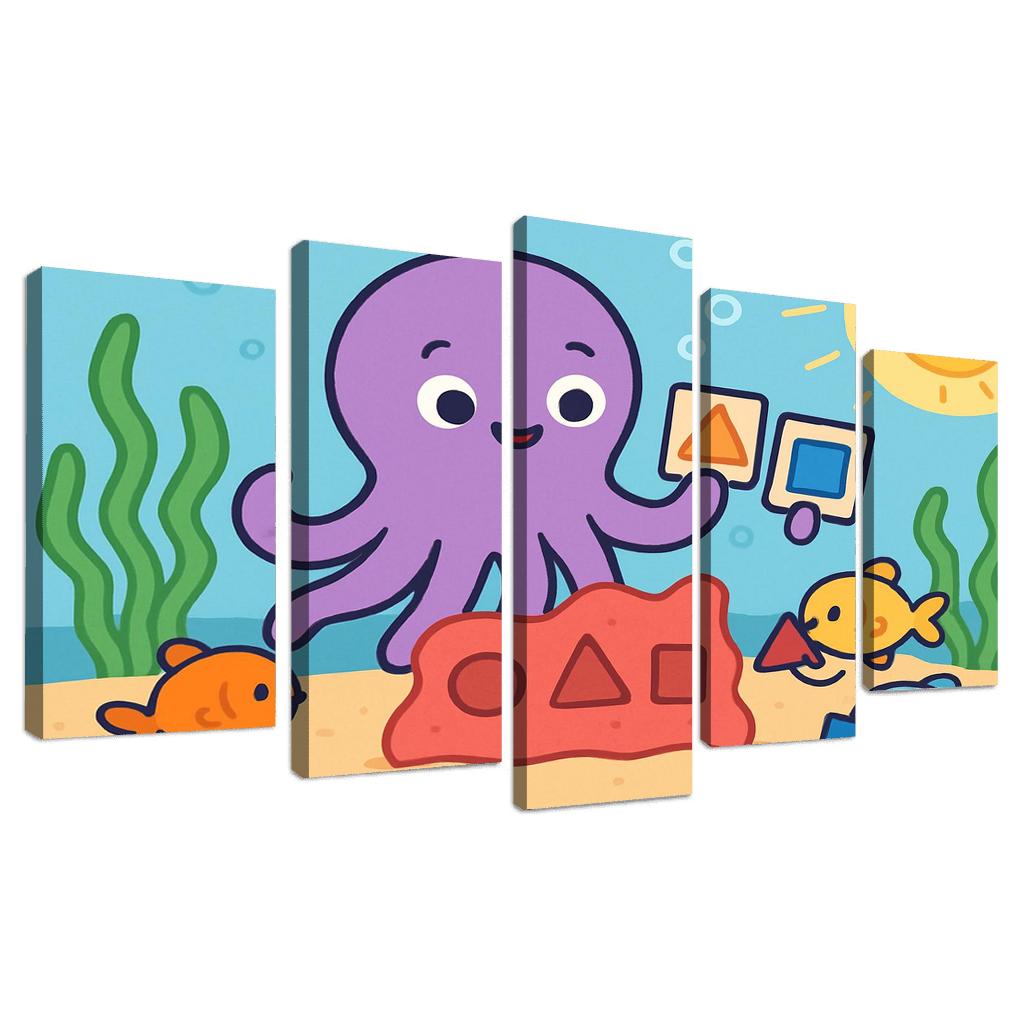 Ollie The Octopus And The Shape Sorting Reef art trends