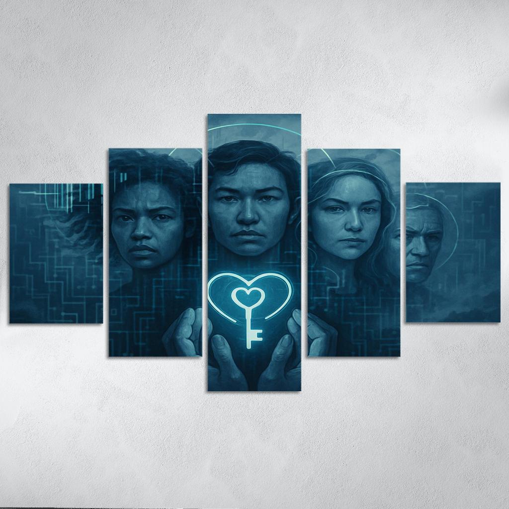 The Data Dignity Portraits premium artwork frames