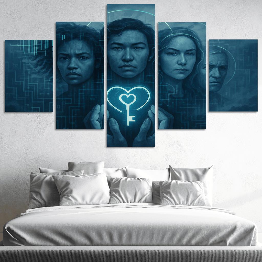 The Data Dignity Portraits premium artwork frames