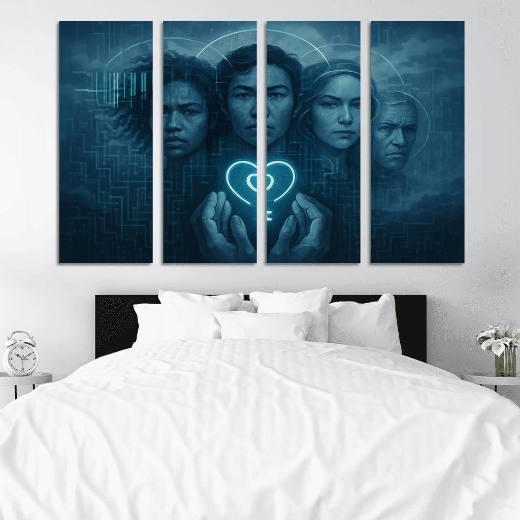 The Data Dignity Portraits premium artwork frames