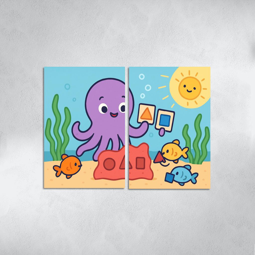 Ollie The Octopus And The Shape Sorting Reef art trends