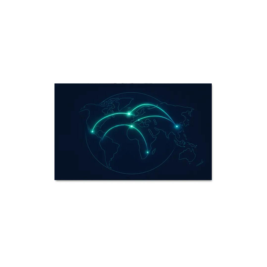 Aurora Flight Paths home decor