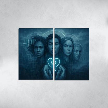 The Data Dignity Portraits premium artwork frames