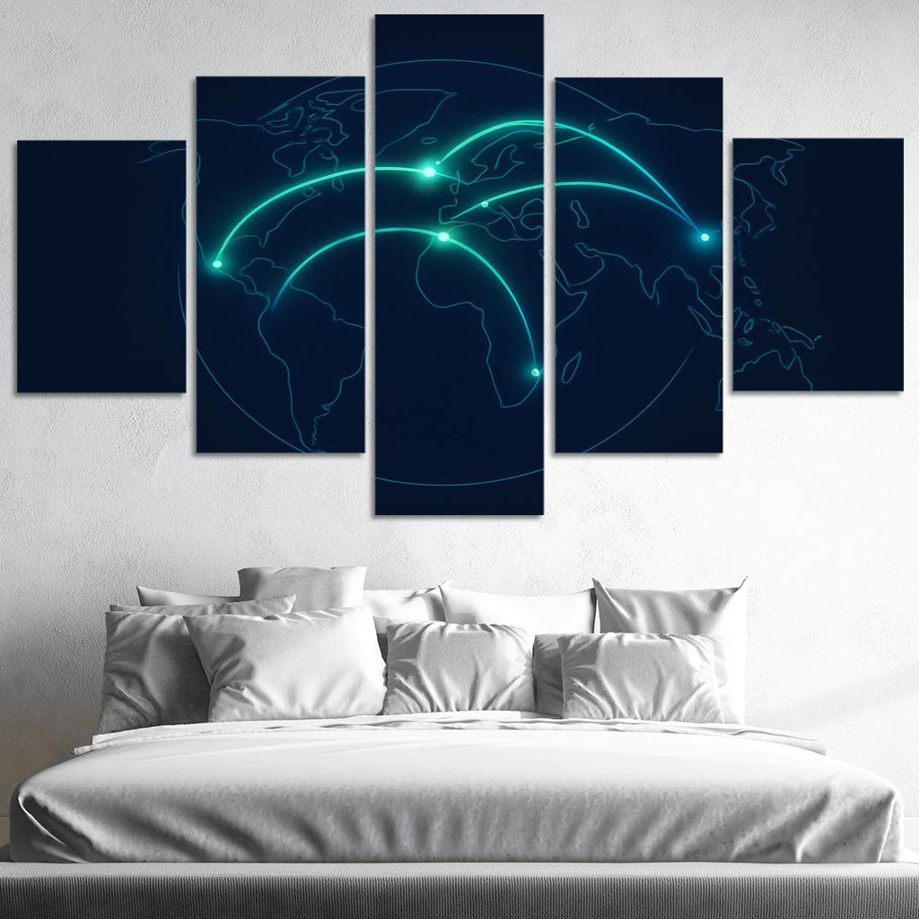 Aurora Flight Paths home decor