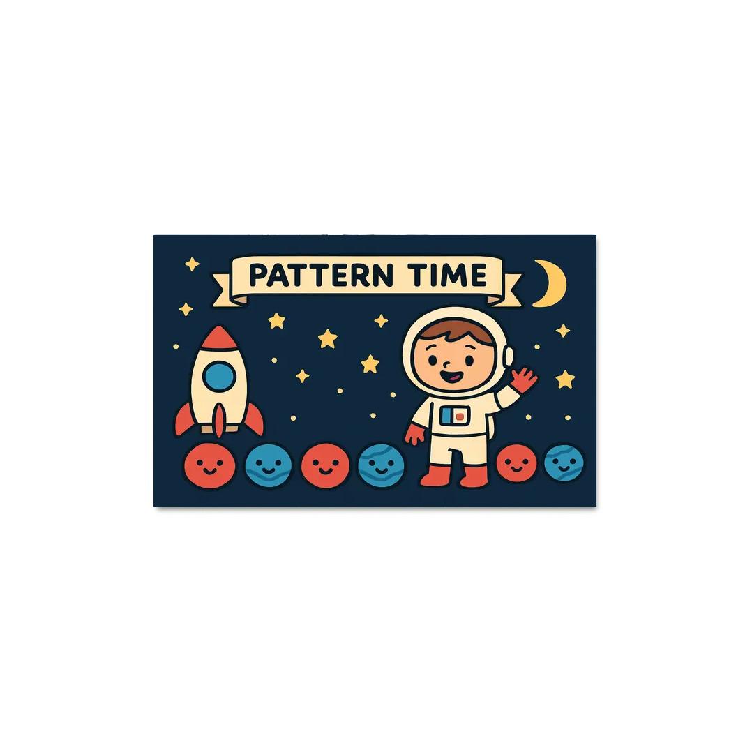 Captain Comet And The Planet Pattern Parade art trends