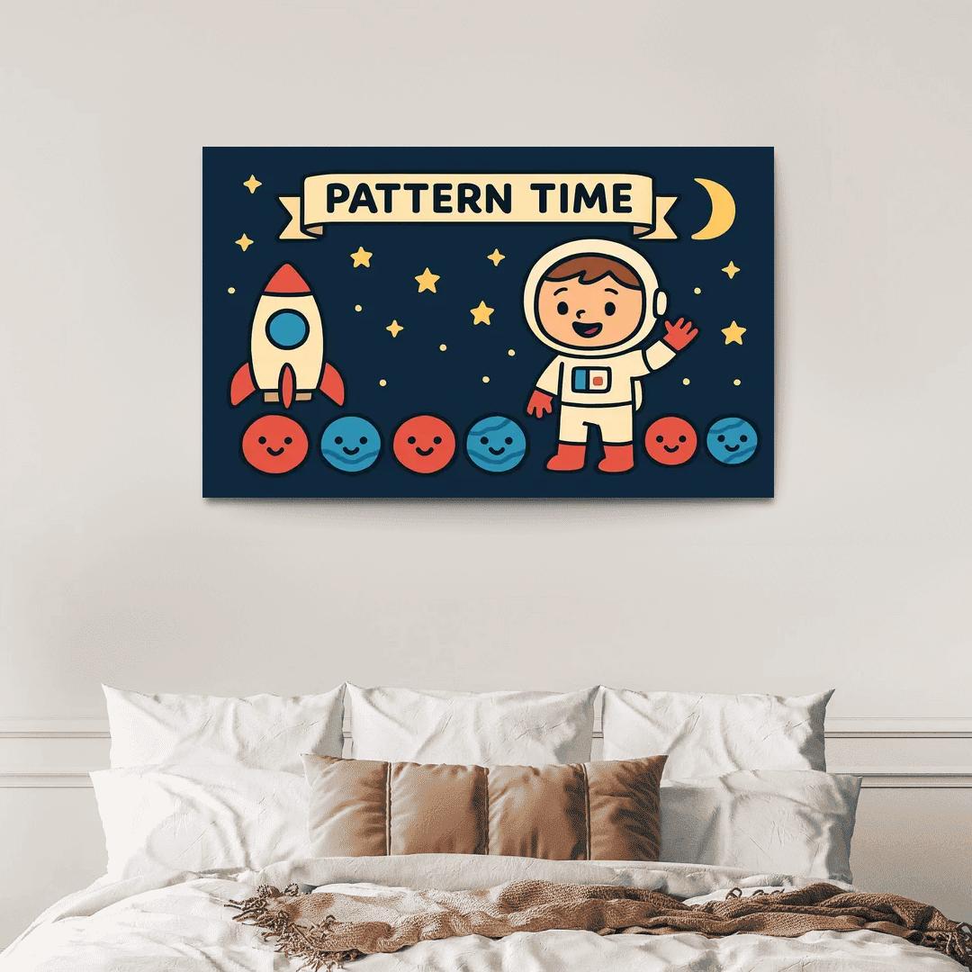 Captain Comet And The Planet Pattern Parade art trends
