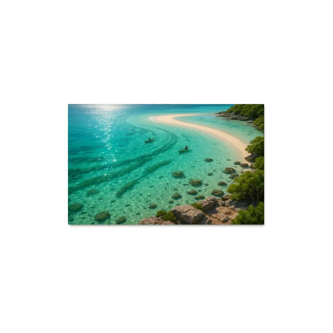 Seagrass Lagoon Kayak And Snorkel Sanctuary oil paintings frame