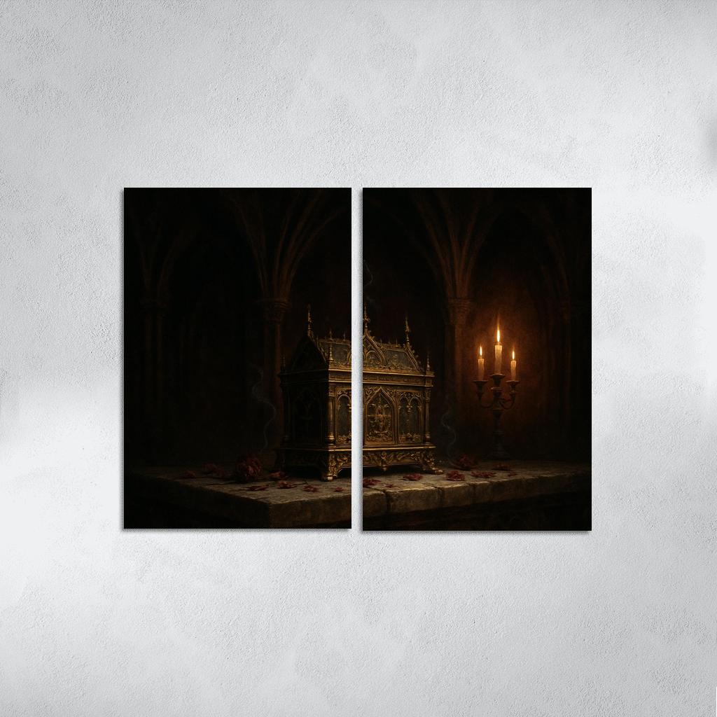 Reliquary Of Fallen Petals premium artwork frames
