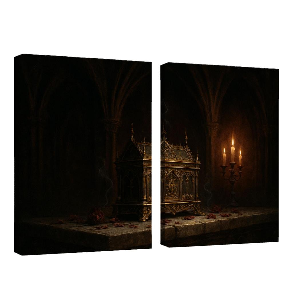 Reliquary Of Fallen Petals premium artwork frames