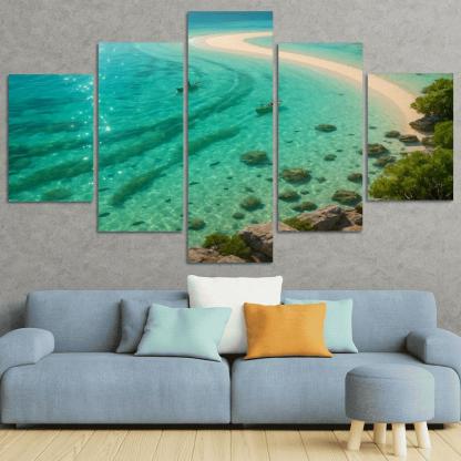 Seagrass Lagoon Kayak And Snorkel Sanctuary oil paintings frame