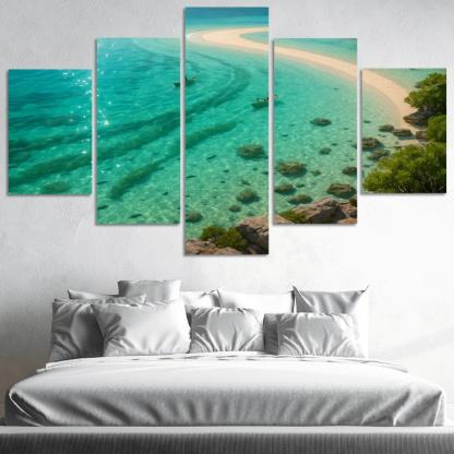Seagrass Lagoon Kayak And Snorkel Sanctuary oil paintings frame