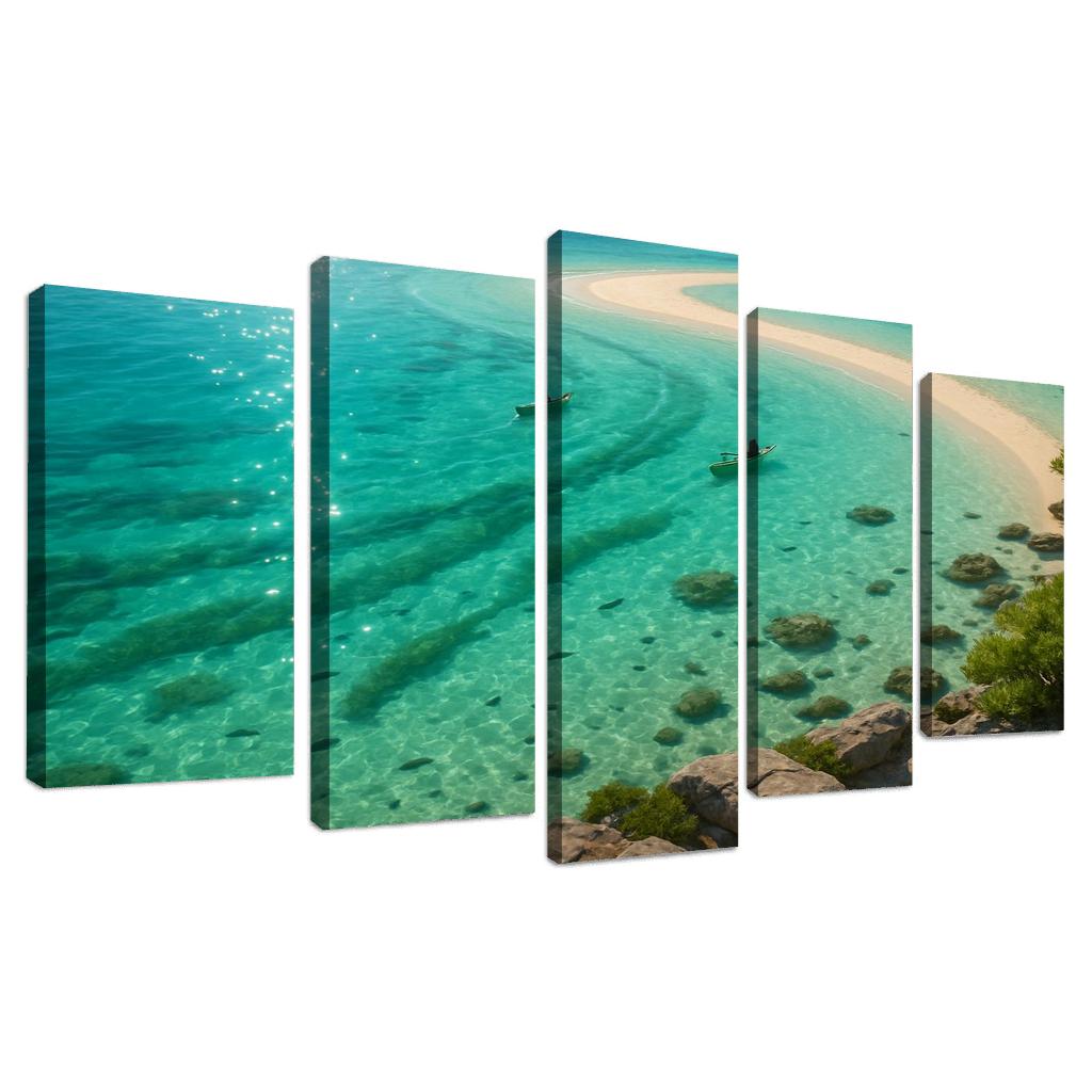 Seagrass Lagoon Kayak And Snorkel Sanctuary oil paintings frame