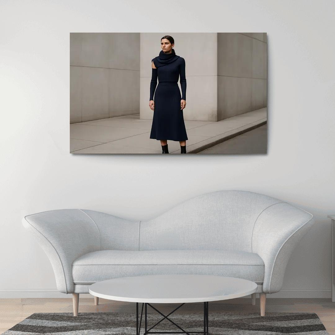 Convertible Sculpted Knit Ensemble canvas paintings frame