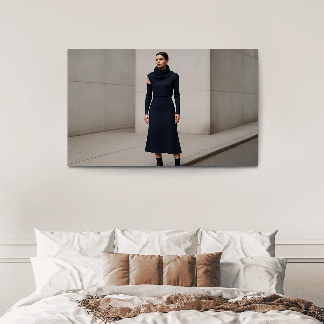 Convertible Sculpted Knit Ensemble canvas paintings frame