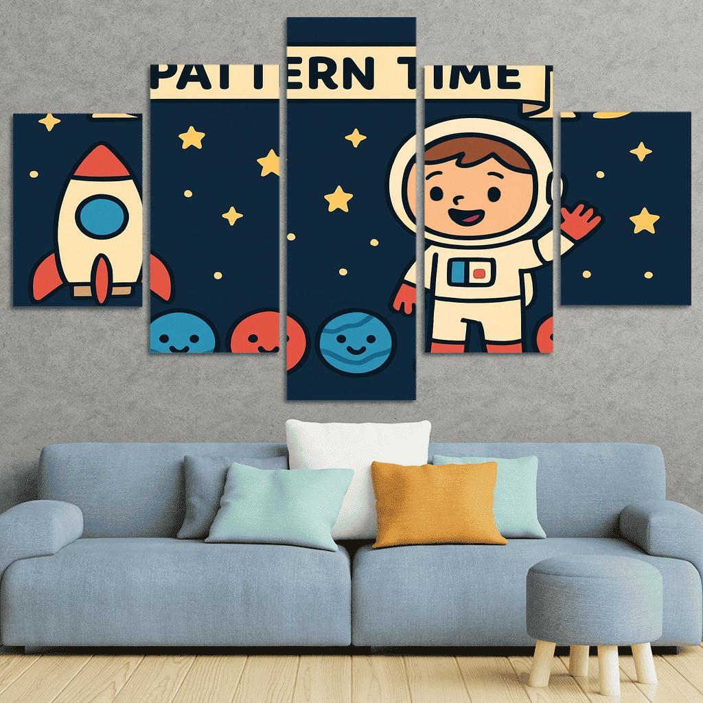 Captain Comet And The Planet Pattern Parade art trends