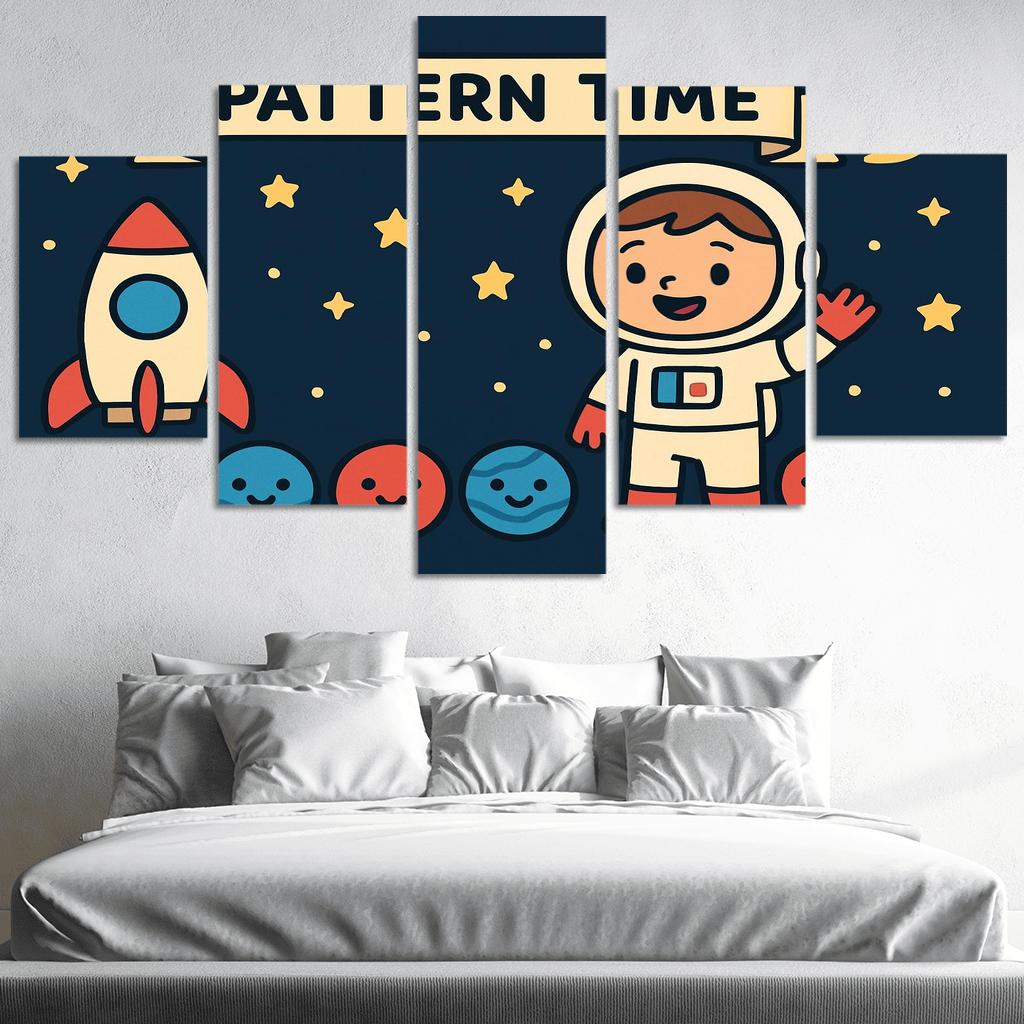 Captain Comet And The Planet Pattern Parade art trends
