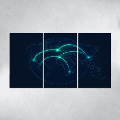 Aurora Flight Paths home decor