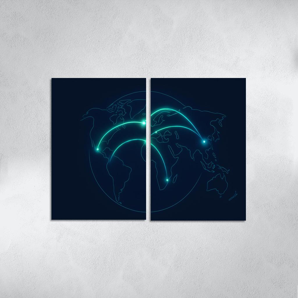 Aurora Flight Paths home decor