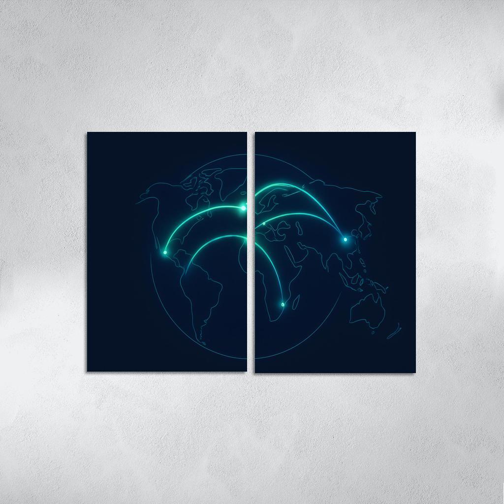 Aurora Flight Paths home decor