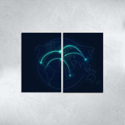 Aurora Flight Paths home decor