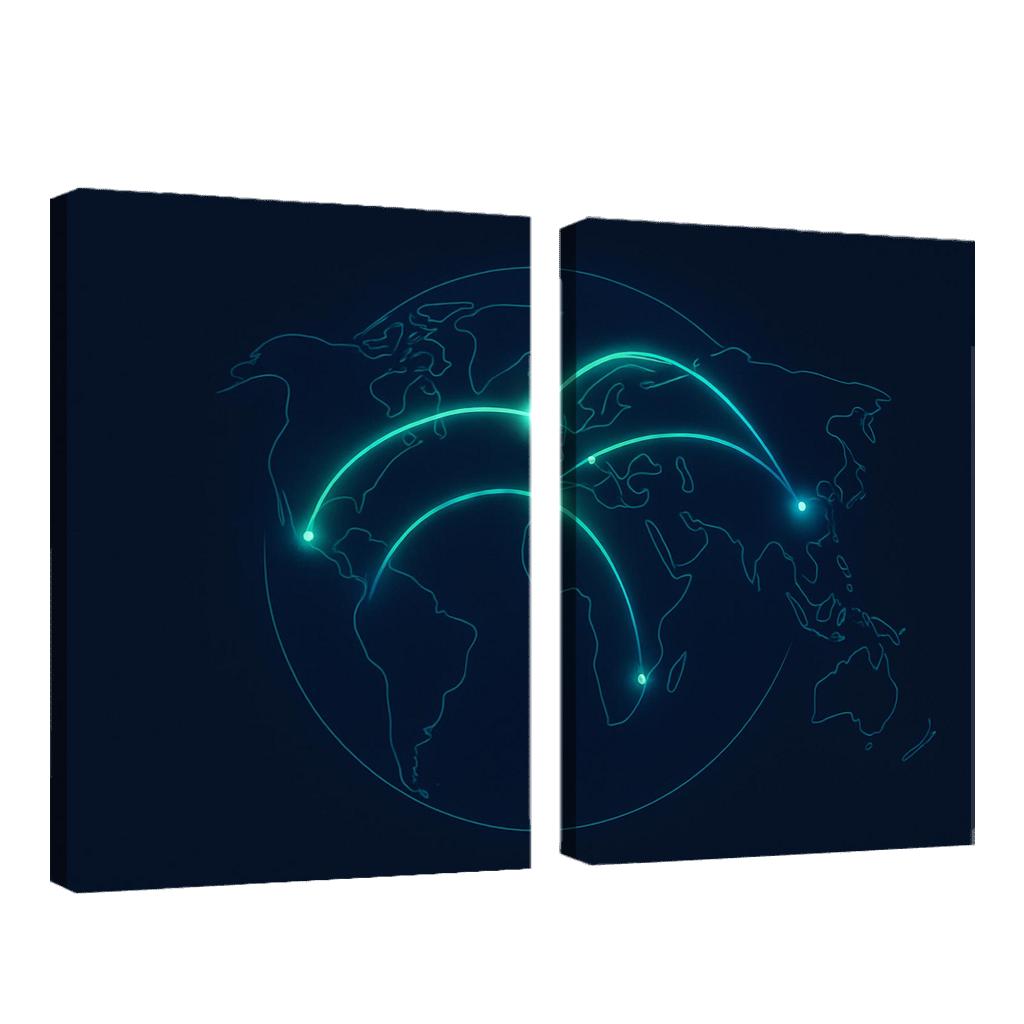 Aurora Flight Paths home decor