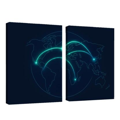 Aurora Flight Paths home decor