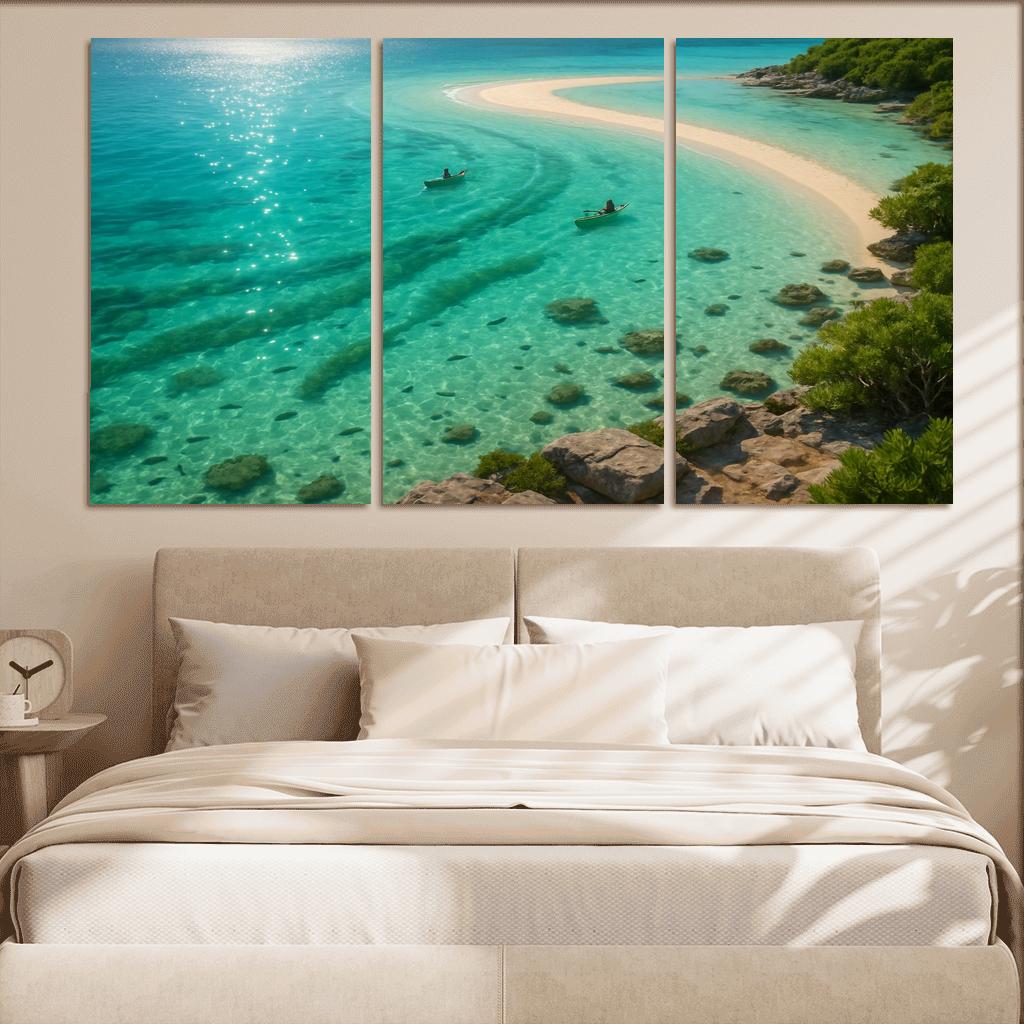 Seagrass Lagoon Kayak And Snorkel Sanctuary oil paintings frame